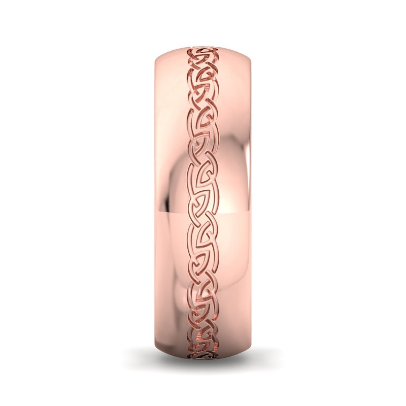 Rose Gold 8mm Gealic Bond Band