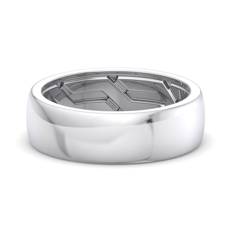 White Gold 7mm Entwined Legacy