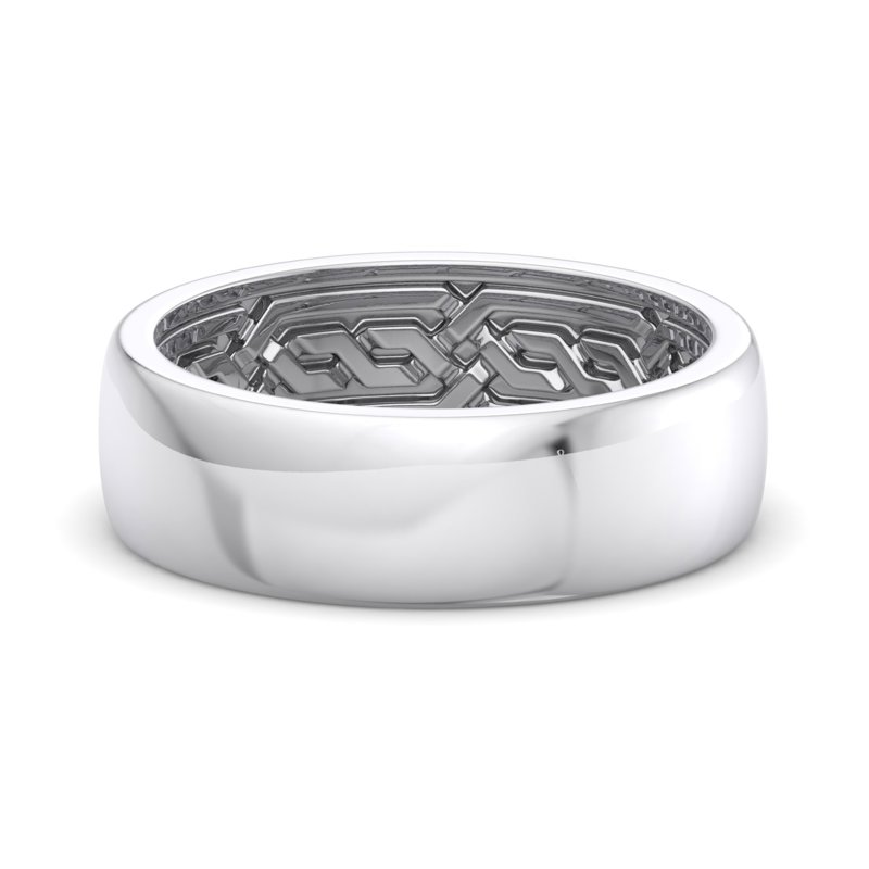 White Gold 7mm Double Hidden Legacy