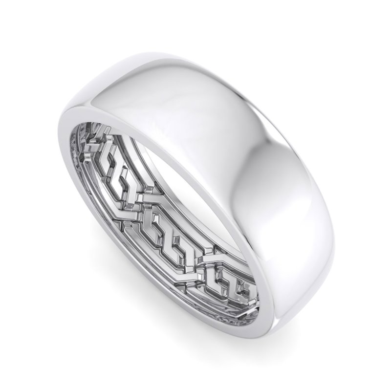White Gold 7mm Double Hidden Legacy