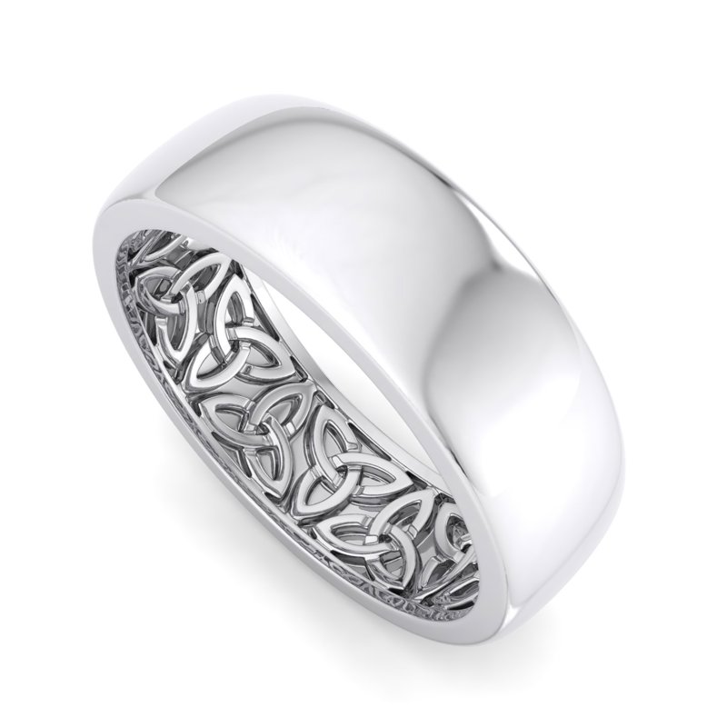 White Gold 7mm Trinity Veil