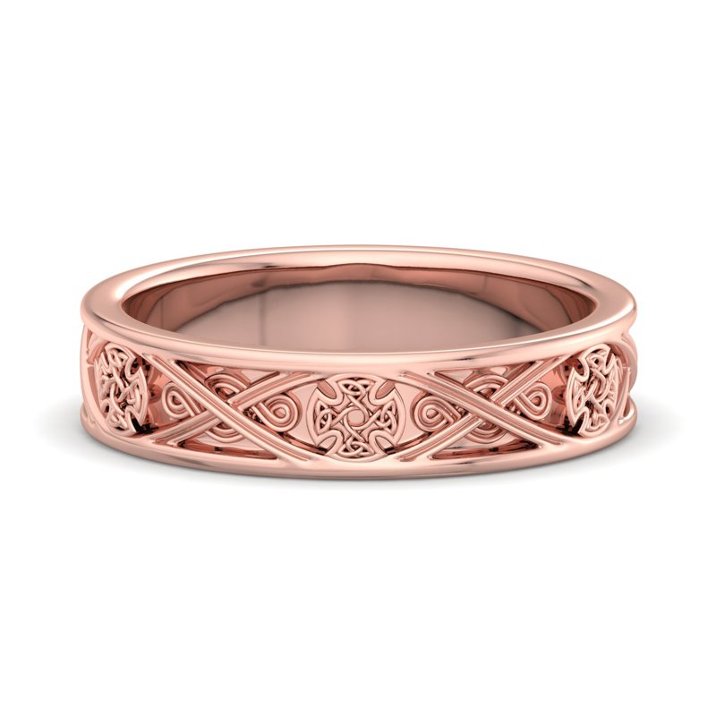Rose Gold 6mm Celtic Valor