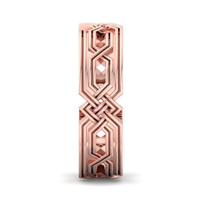 Rose Gold Highland Crest Band