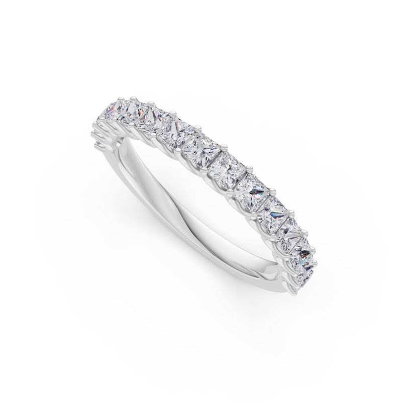 Platinum Luxe Princess Diamond Band (1ctw)