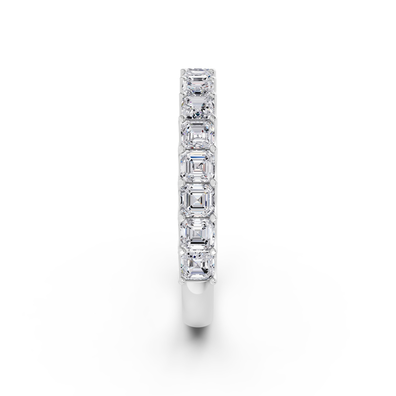 Platinum Luxe Asscher Diamond Band (1ctw)