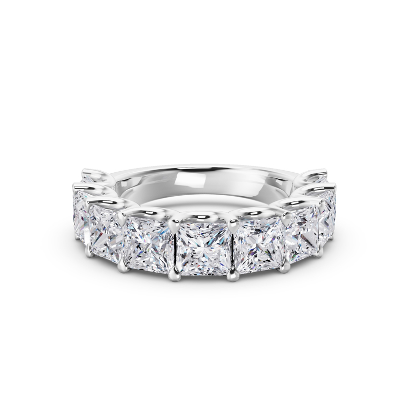 Platinum Luxe Princess Diamond Band (5ctw)