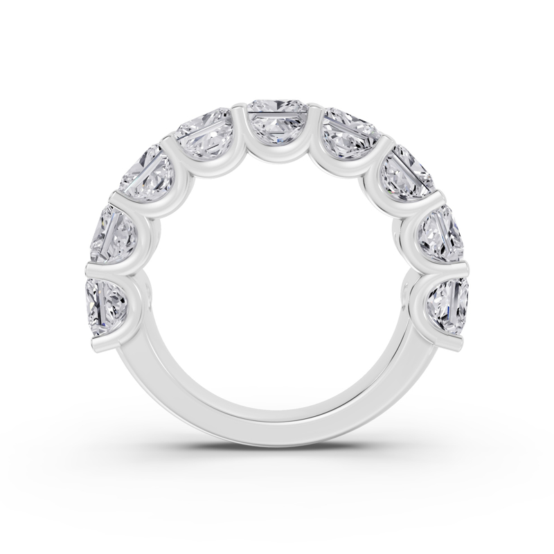 Platinum Luxe Princess Diamond Band (5ctw)