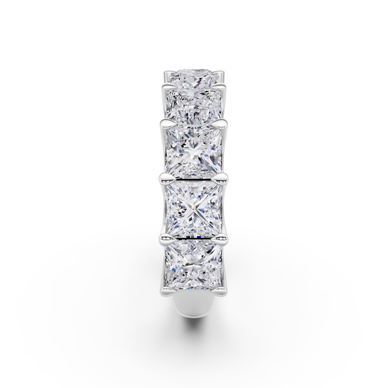 Platinum Luxe Princess Diamond Band (5ctw)