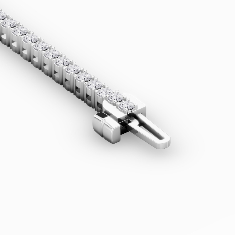 White Gold 1ctw Rivera Tennis Bracelet