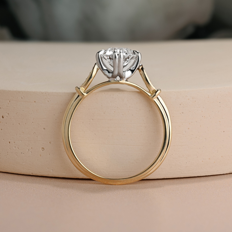 1-1/2ct Antique Euro Round Ring