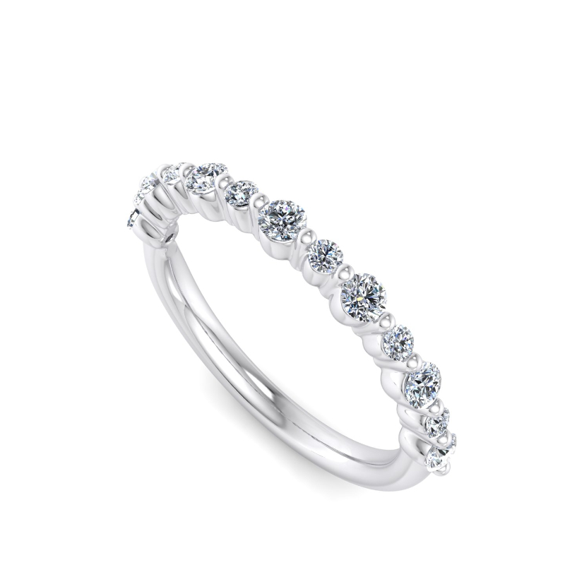 Platinum Mini Lina Ring (1/4ctw)