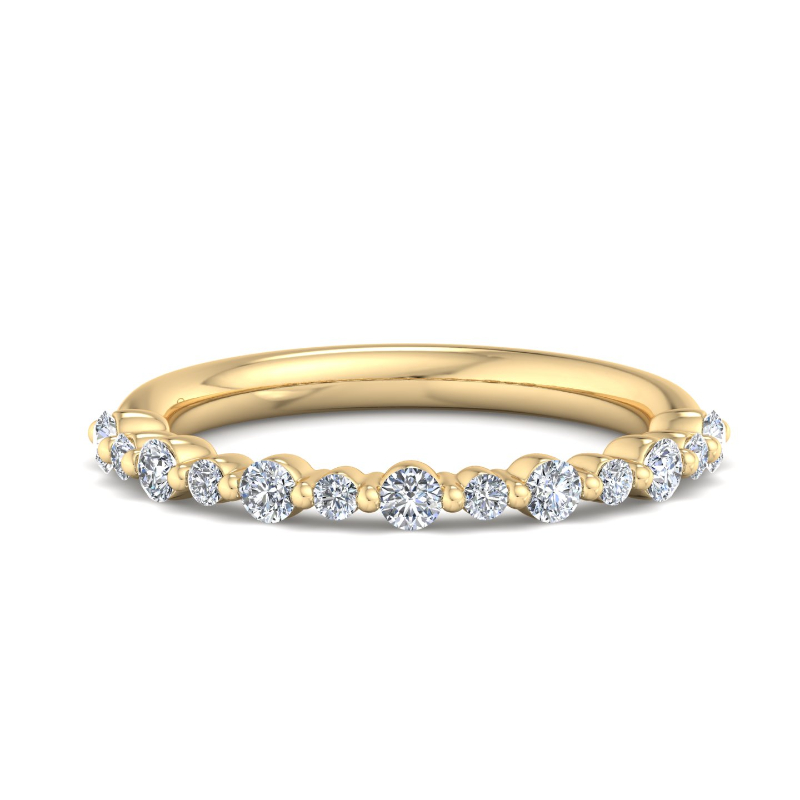 Yellow Gold Mini Lina Ring (1/4ctw)