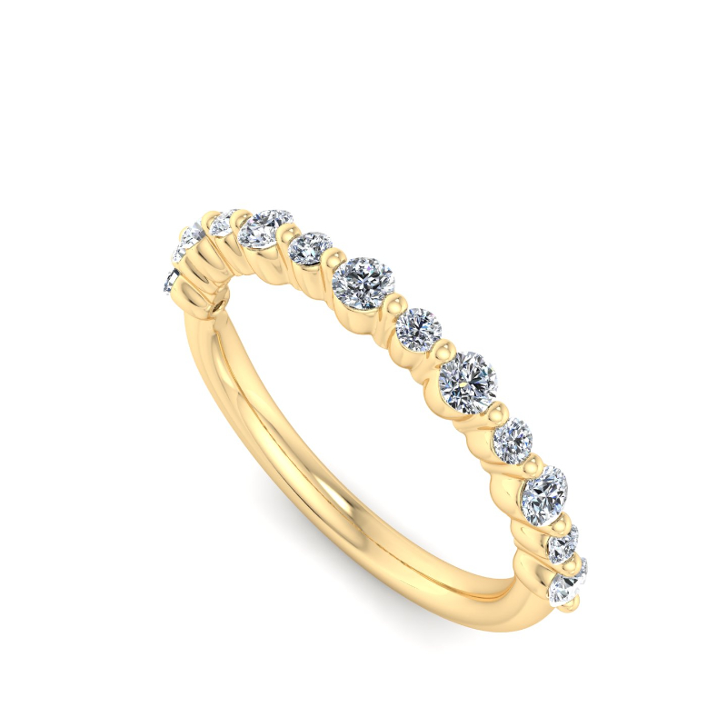 Yellow Gold Mini Lina Ring (1/4ctw)