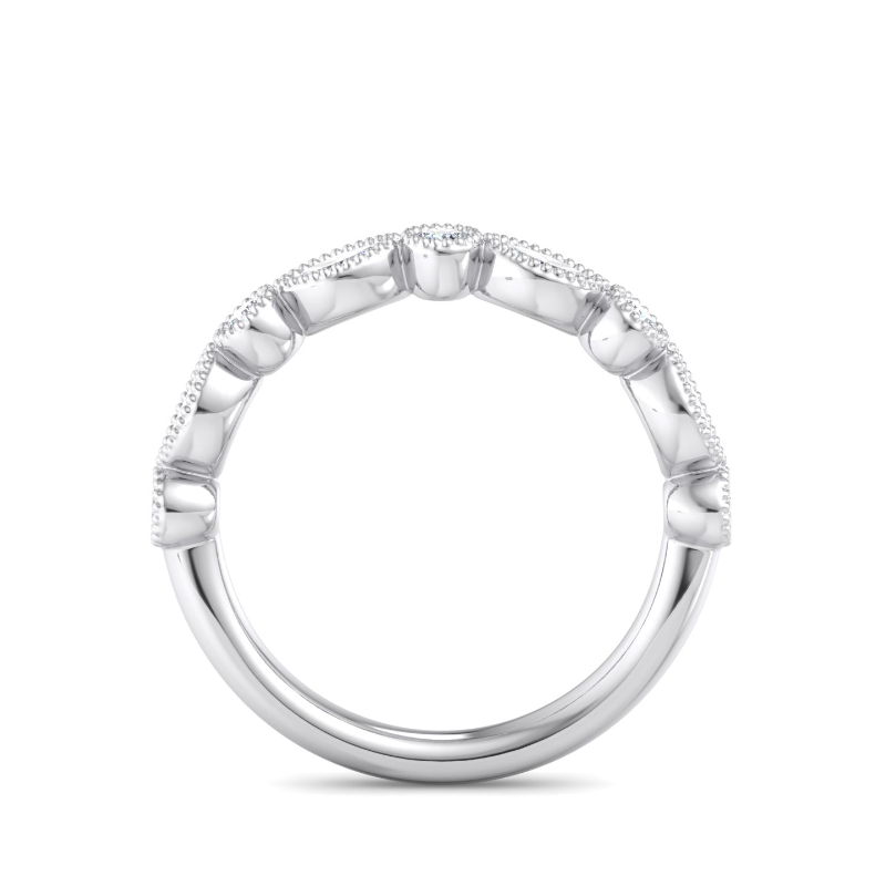 Platinum Luxury Lace Ring (1/2ctw)