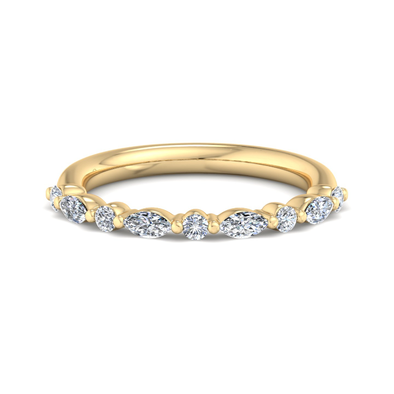 Yellow Gold Mini Sienna Ring (1/4ctw)