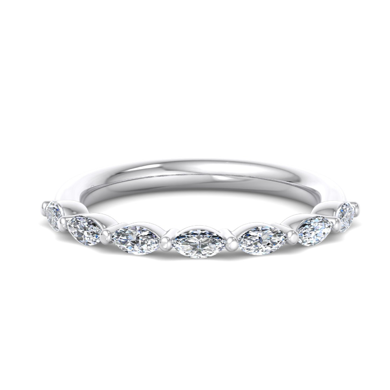 Platinum Mini Eliana Marquise Ring (1/4ctw)