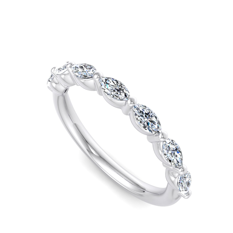 Platinum Mini Eliana Marquise Ring (1/4ctw)