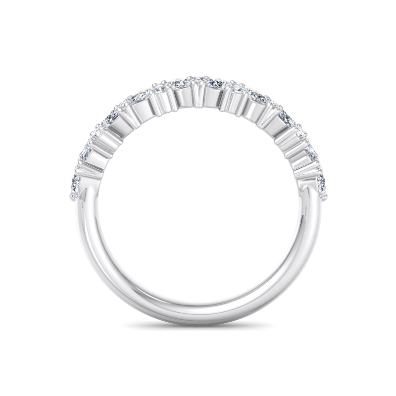Platinum Adele Pear (5/8ctw)