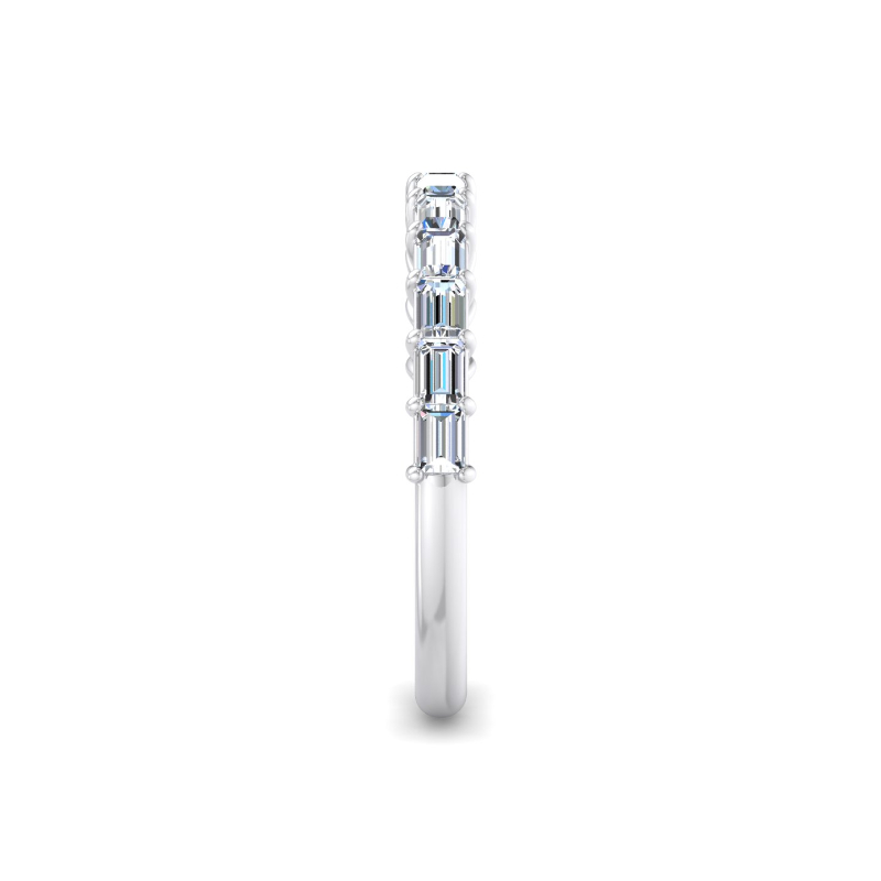 Platinum East West Baguette Ring (1/2ctw)