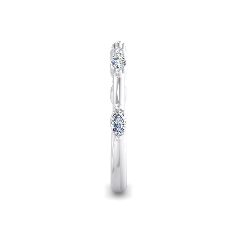 Platinum Demi Marquise Ring (1/4ctw)