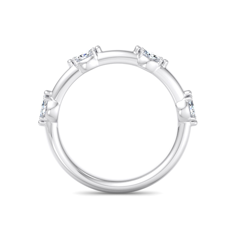 White Gold Demi Marquise Ring (1/4ctw)