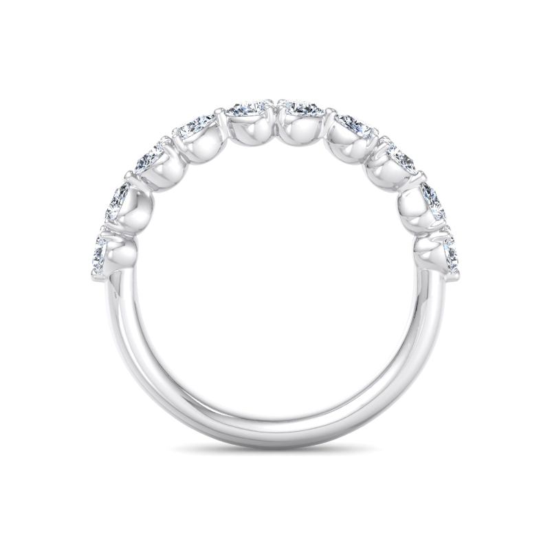 Platinum Elise Pear Ring (1/2ctw)