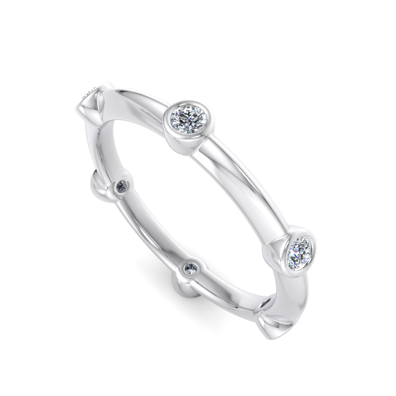 Platinum Leoni Ring (1/5ctw)