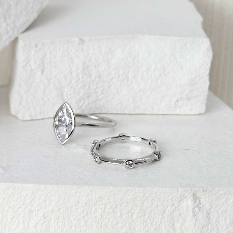 Platinum Leoni Ring (1/5ctw)