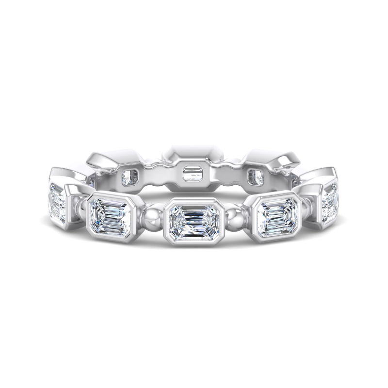 Platinum Matilda Eternity Baguette Ring (1ctw)