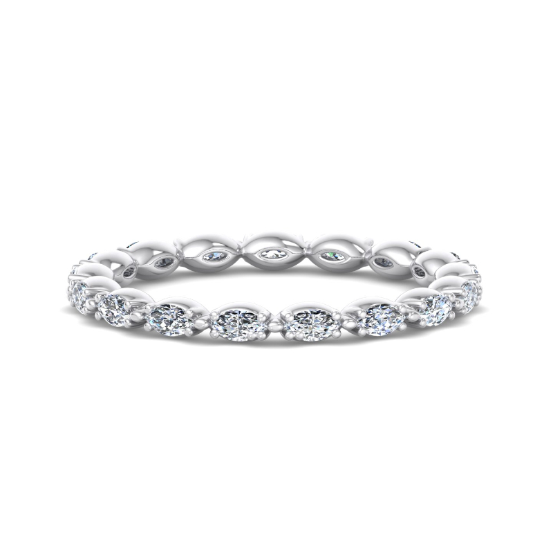Platinum Elise Marquise Eternity (5/8ctw)