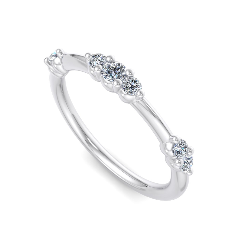 Platinum Delfina (1/5ctw)