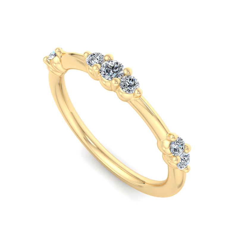Yellow Gold Delfina (1/5ctw)