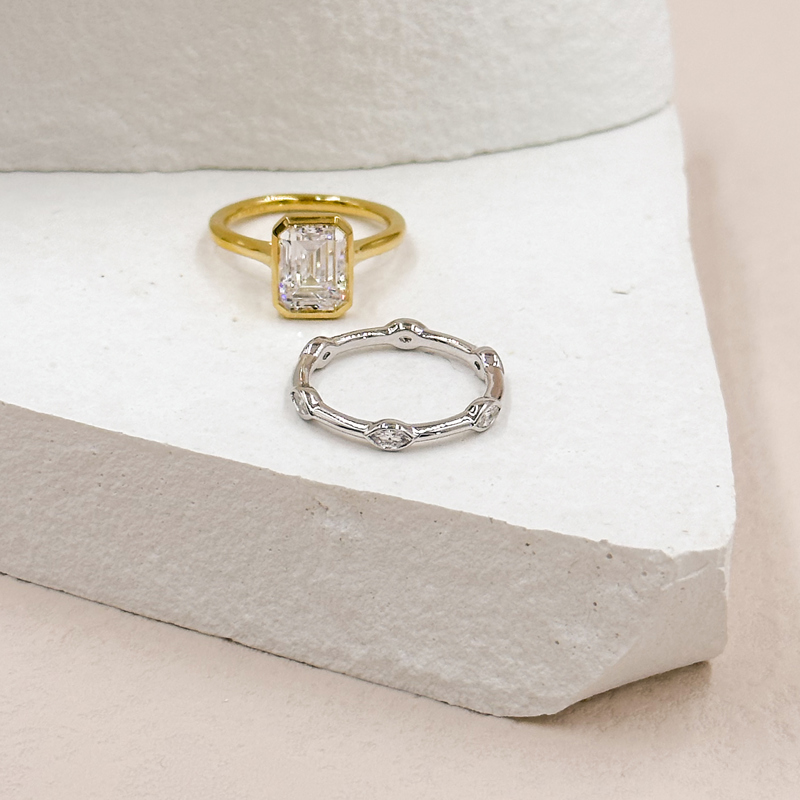 Platinum Leoni Marquise Eternity (1/3ctw)