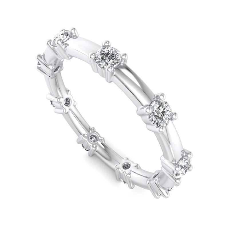 Platinum Celine Band (1/2ctw)