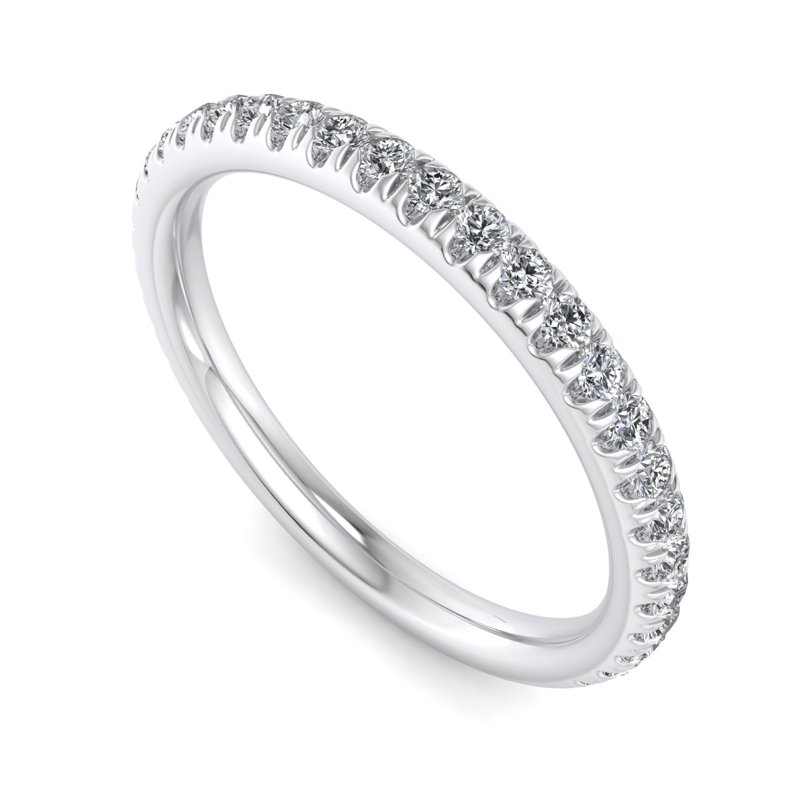 Platinum Lumiere Band (1/4ctw)
