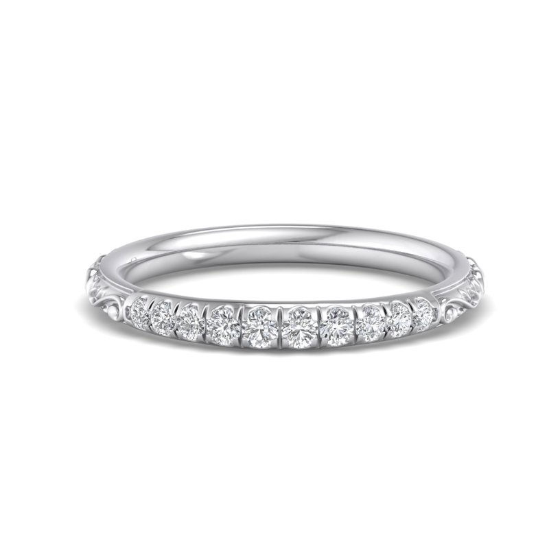 Platinum Paisley Band (1/5ctw)