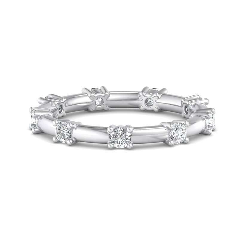 White Gold Celine Band (1/2ctw)
