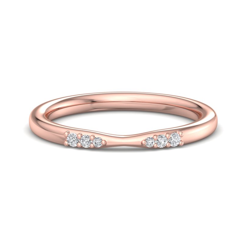 Rose Gold Silvan Lab Grown Diamond Band