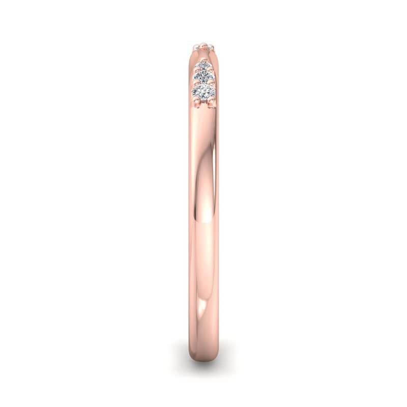 Rose Gold Silvan Lab Grown Diamond Band
