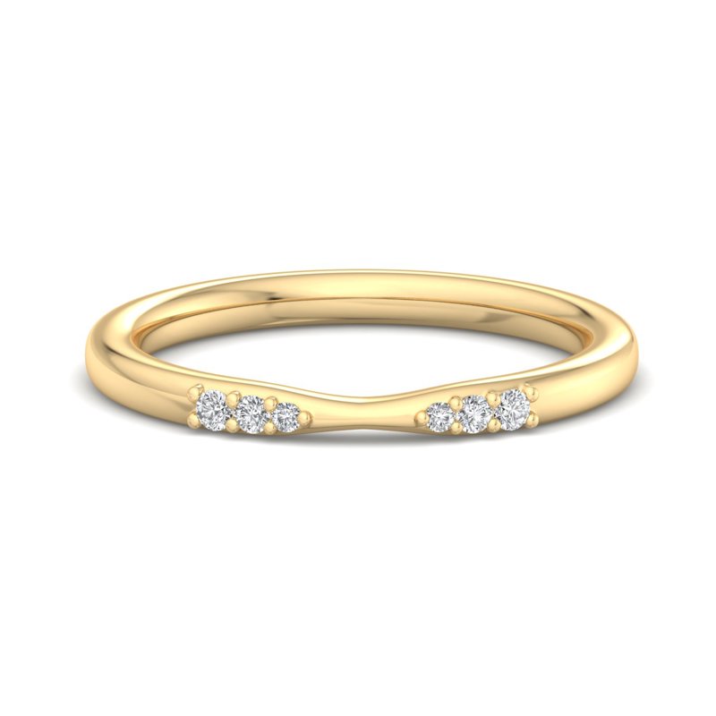 Yellow Gold Silvan Lab Grown Diamond Band