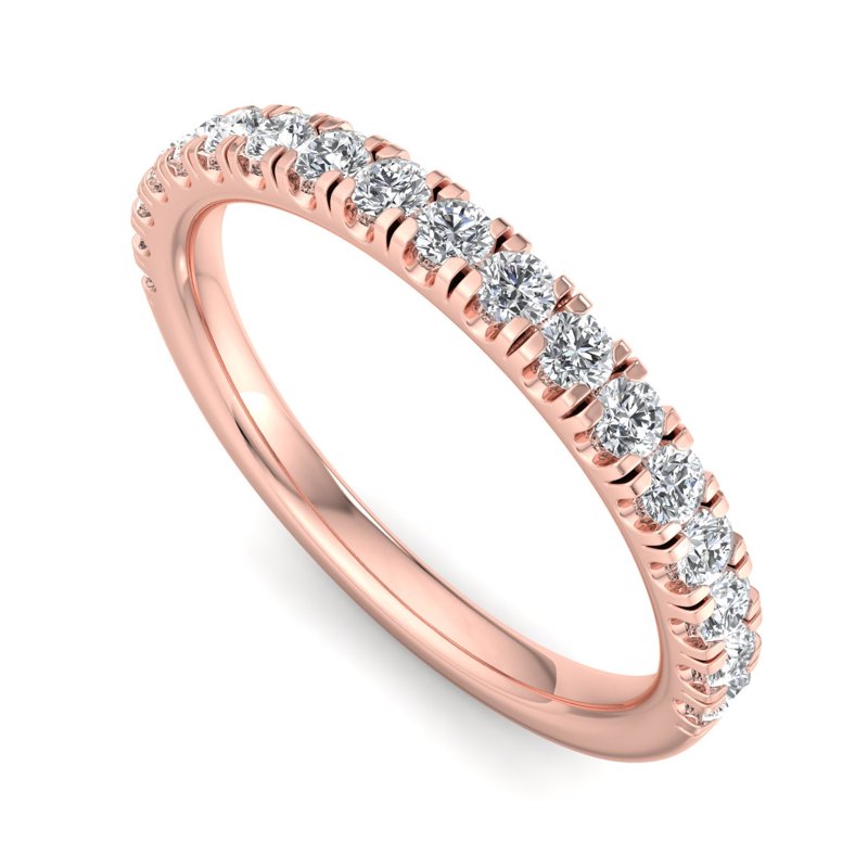 Rose Gold Half-Way Comfort Fit 