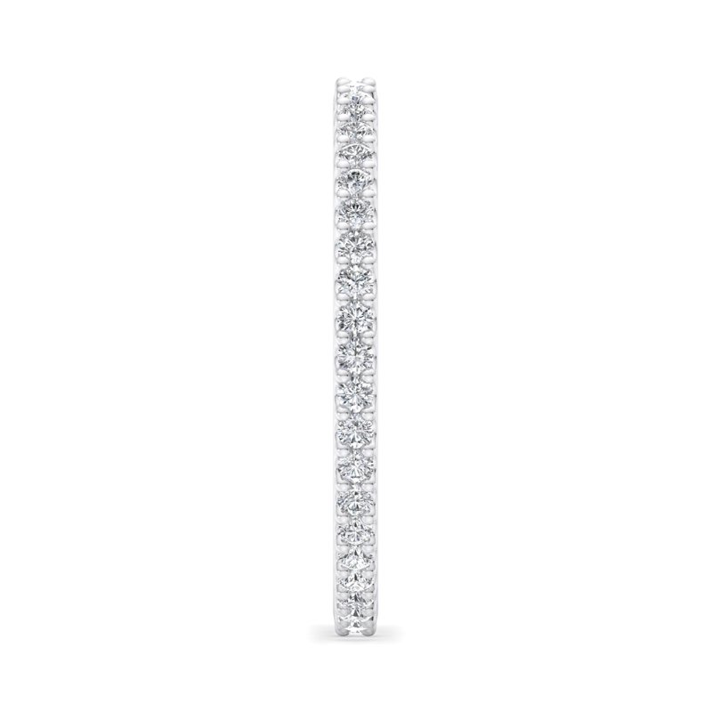 White Gold Comfort Fit Shared Surface Shared Prong Lab Grown Diamond Eternity (1/3ctw)