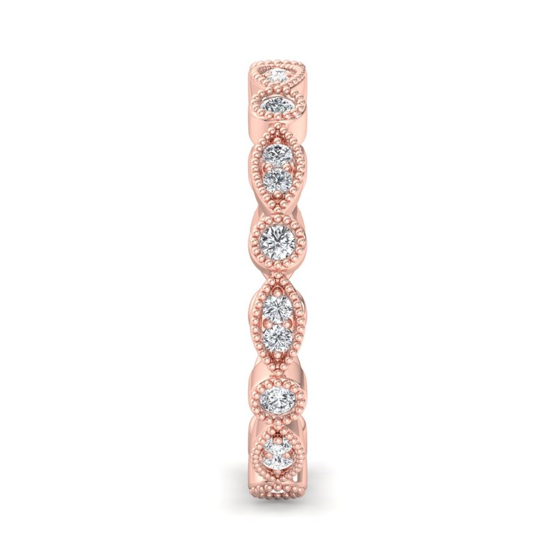 Rose Gold Cressida Lab Grown Diamond Eternity Band (1/3ctw)