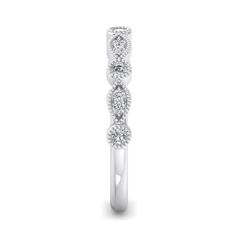 White Gold Cressida Lab Grown Diamond Band (1/5ctw)