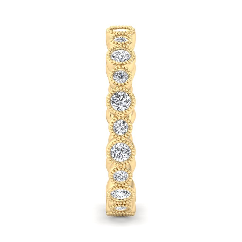 Yellow Gold Lina Milgrain Lab Grown Diamond Eternity (3/4ctw)