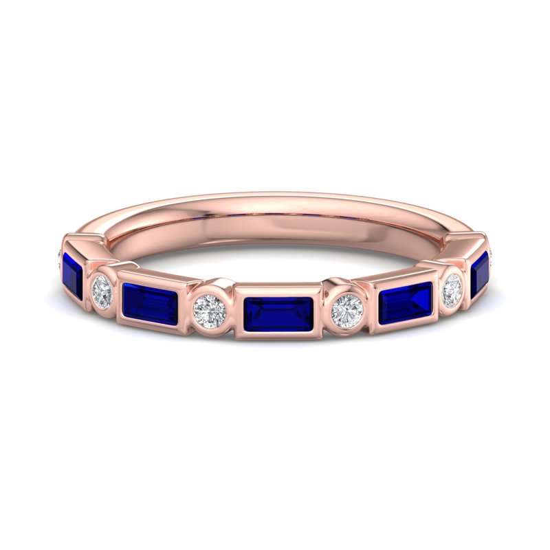 Rose Gold Gianna Sapphire & Diamond