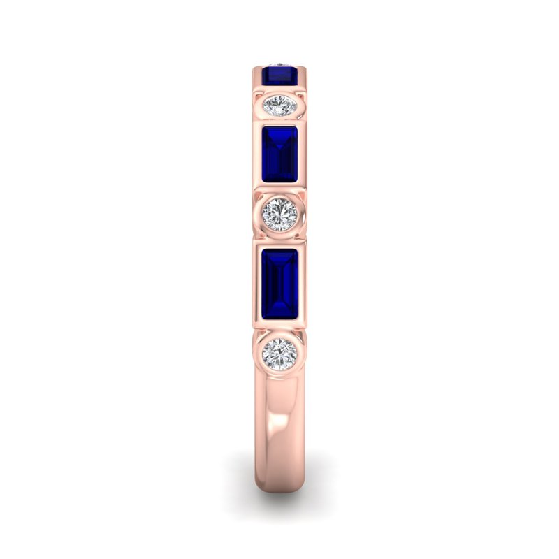 Rose Gold Gianna Sapphire & Diamond