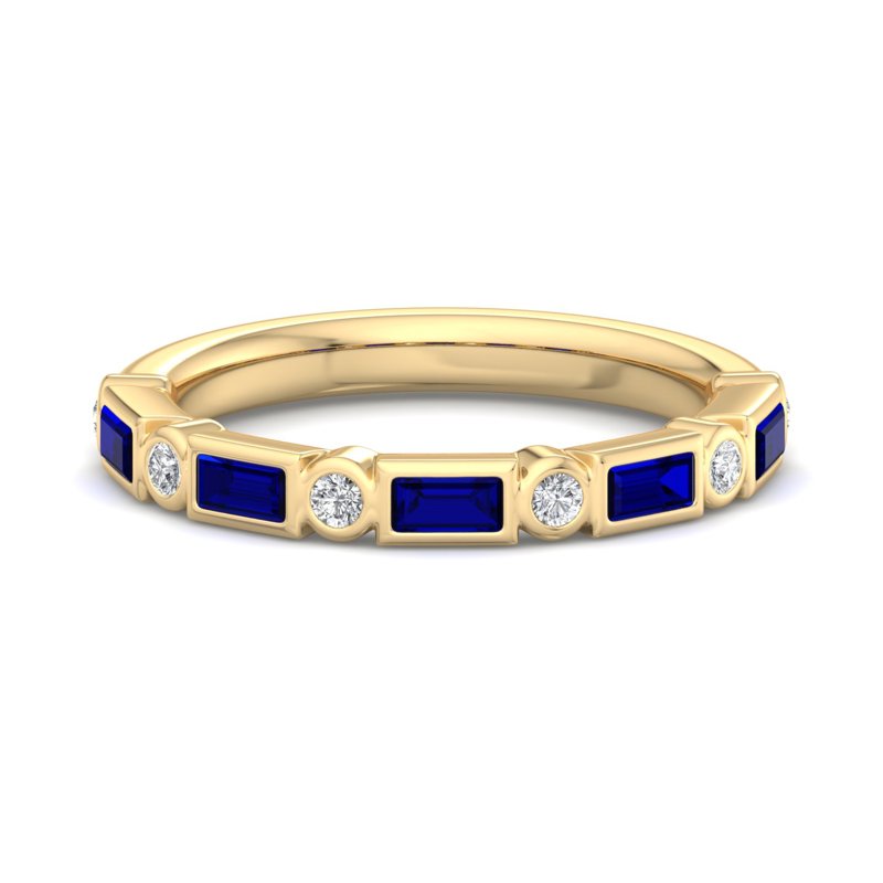 Yellow Gold Gianna Sapphire & Diamond