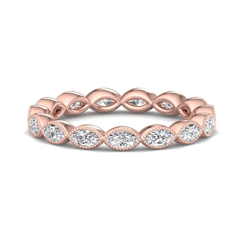 Rose Gold Camille Lab Grown Diamond Eternity Band (3/4ctw)