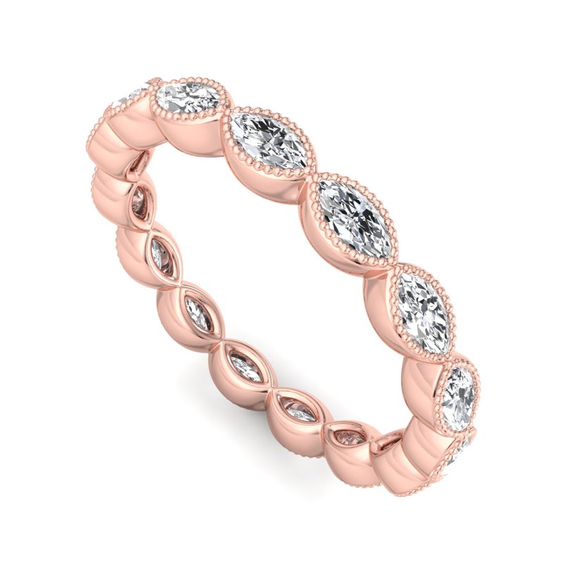 Rose Gold Camille Lab Grown Diamond Eternity Band (3/4ctw)